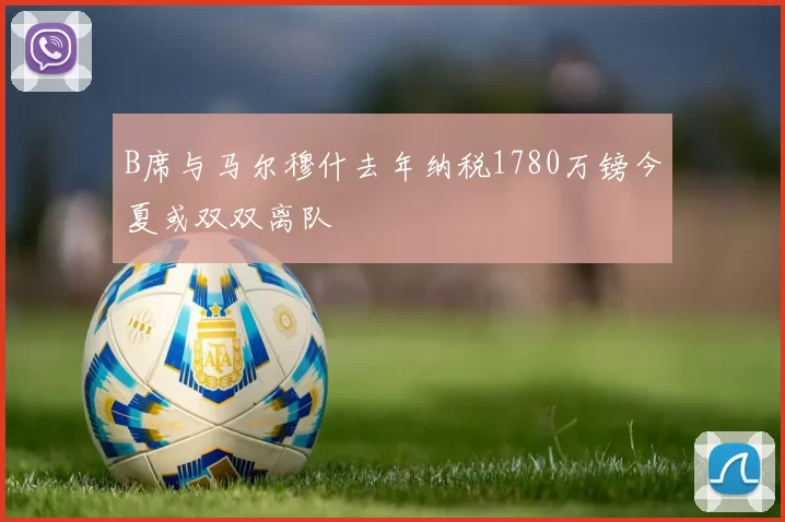 B席与马尔穆什去年纳税1780万镑今夏或双双离队
